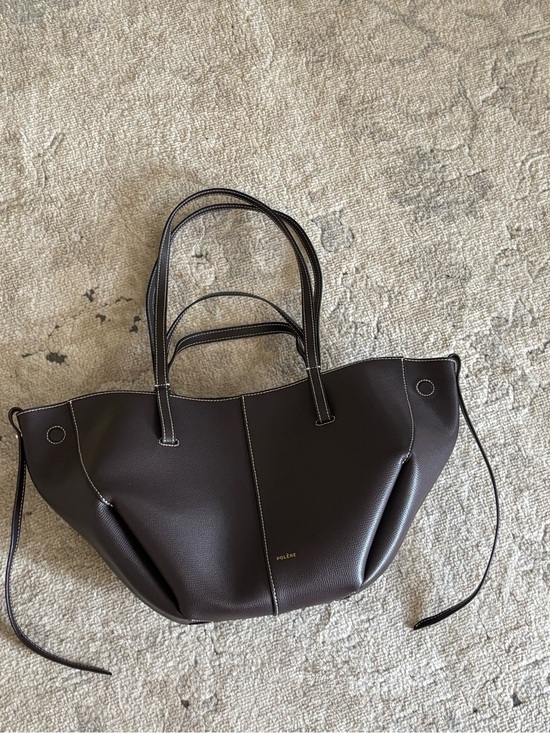 Polene Handbags - Polene Cyme Mini in textured Ebony